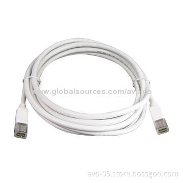 Mini DisplayPort Cable, Supports Resolution Up to 2,560 x 1,600 and 1,080P